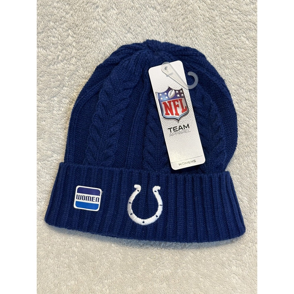Indianapolis Colts Blue Beanie  Hat Authentic NFL Football Team Knit Cap New NWT